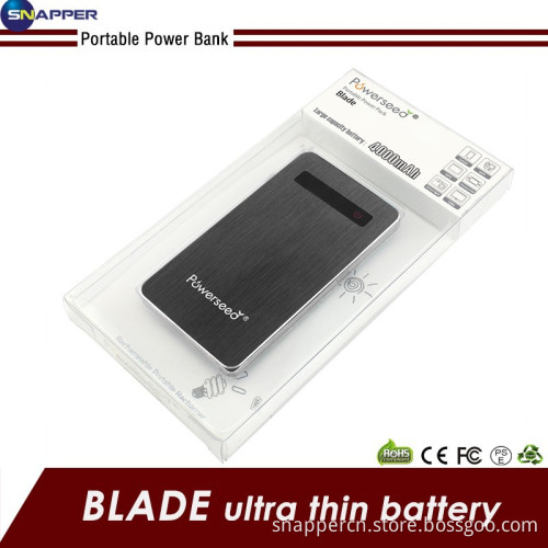2017 NEW Aluminium alloy case with LED screen 4600mah digital display mini power bank